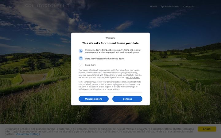Screenshot of collitortonesi.it