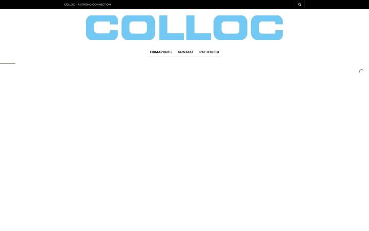 Screenshot of colloc.dk