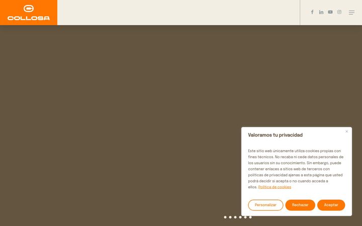 Screenshot of collosa.es