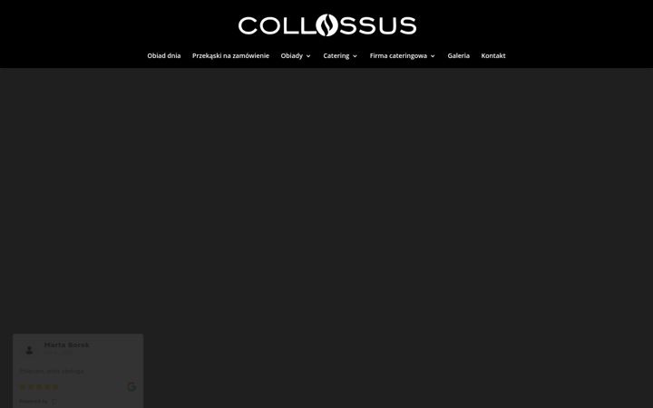 Screenshot of collossus.catering