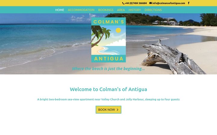 Screenshot of colmansofantigua.com