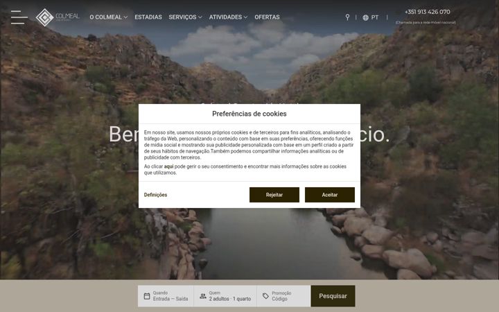 Screenshot of colmealhotel.com