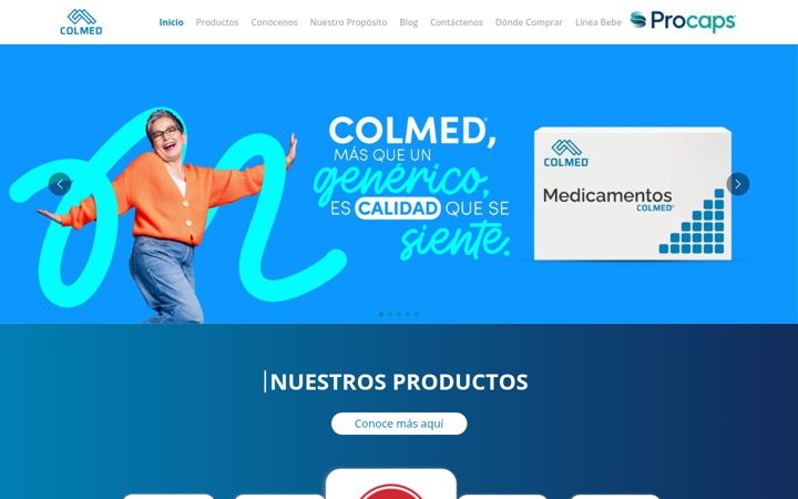 Capture d'écran de colmed.com.co