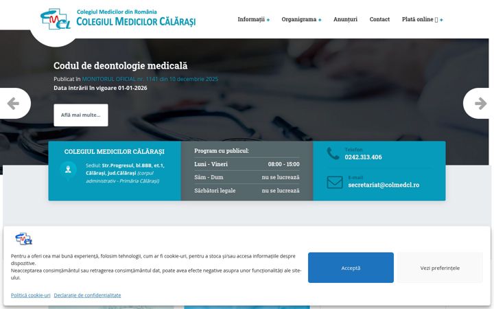 Screenshot του colmedcl.ro