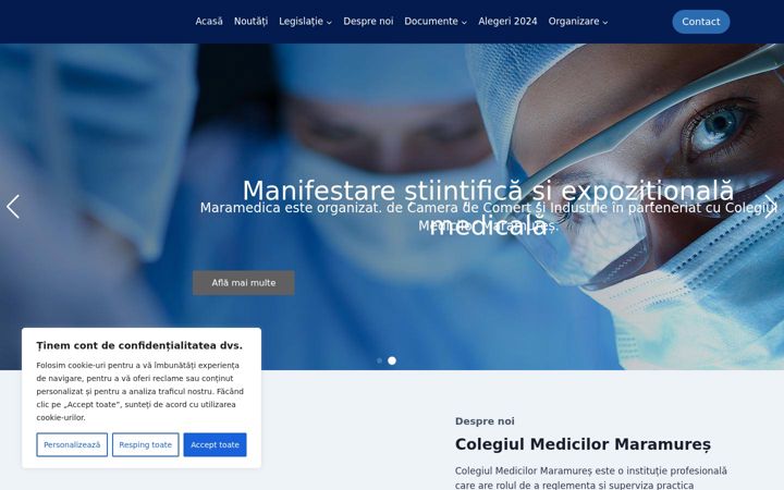 Screenshot του colmedmm.ro