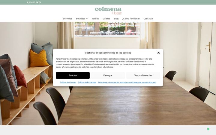 Screenshot of colmenahome.es