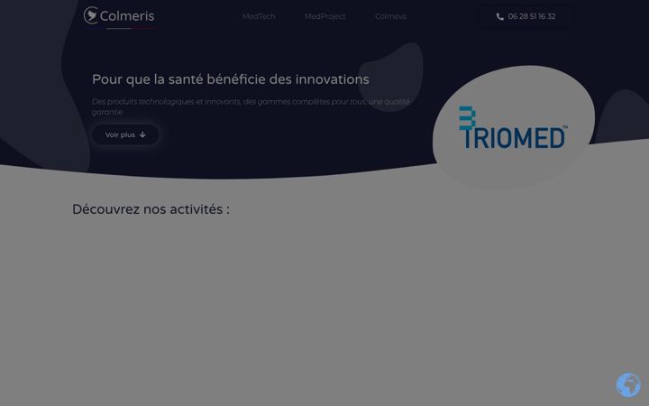 Screenshot of colmeris.com