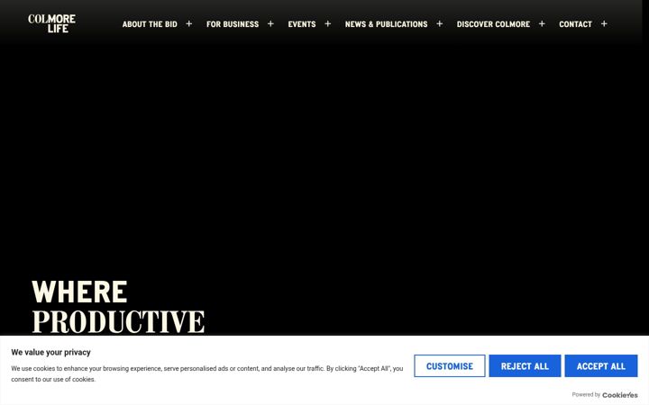 Screenshot of colmorelife.co.uk