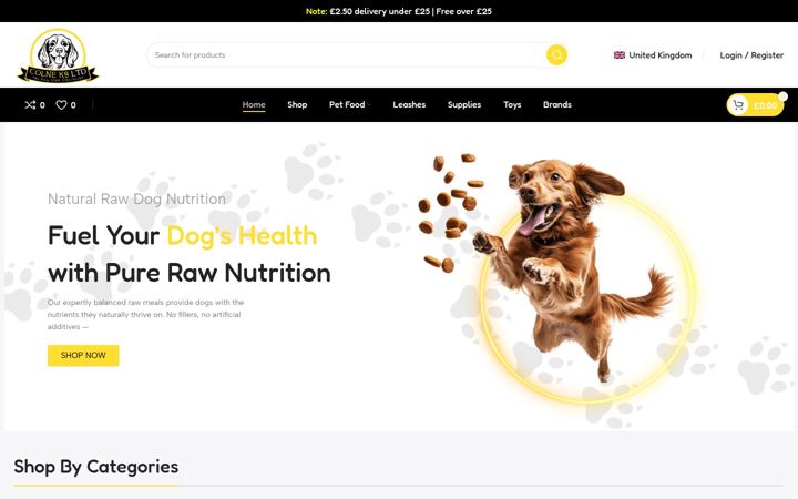 Screenshot of colnek9.co.uk