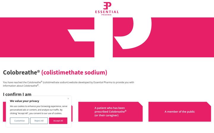 Screenshot of colobreathe.co.uk