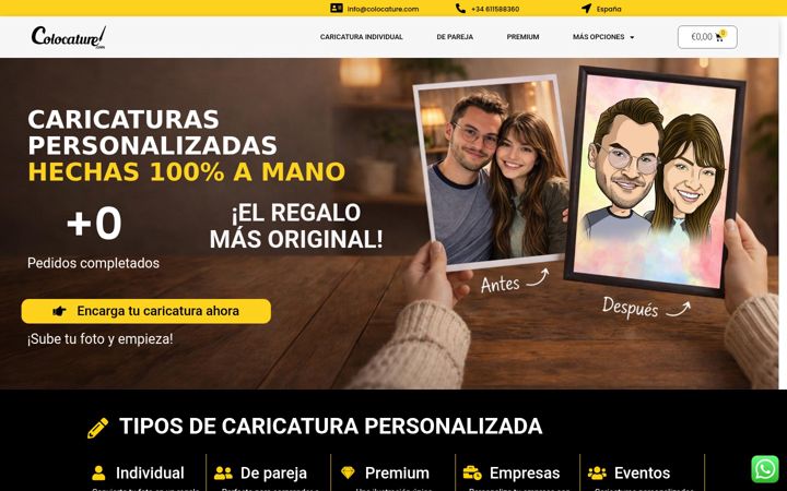 Screenshot of colocature.com