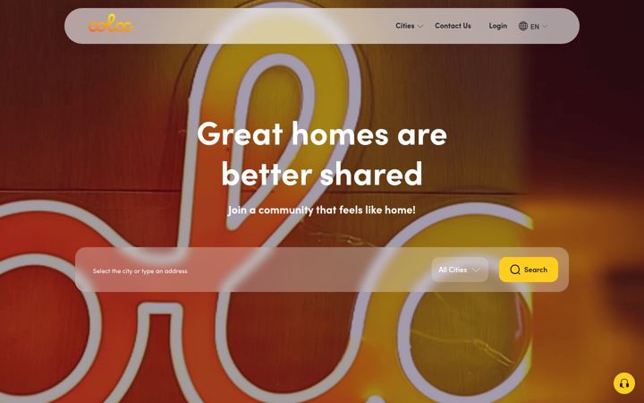 Screenshot of colochousing.com