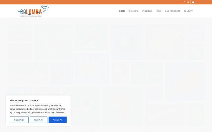 Screenshot of colomba.org