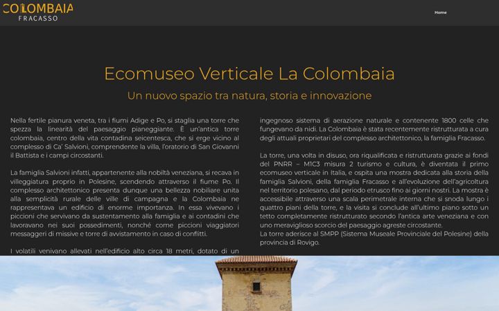Skjermbilde av colombaiafracasso.it