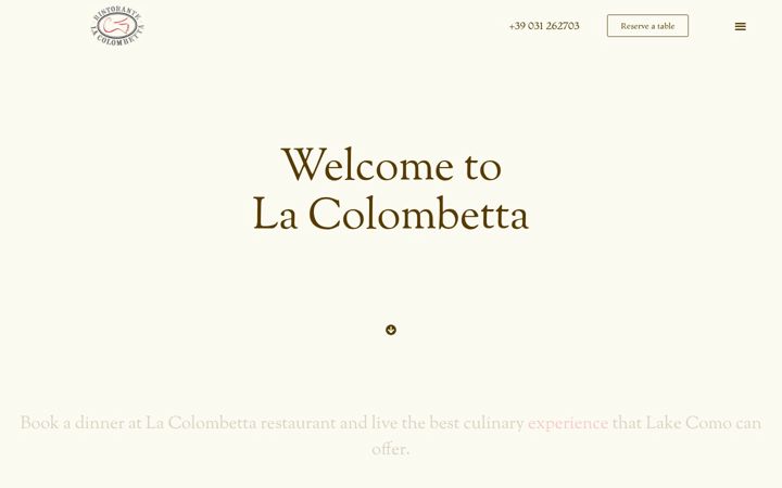 Skjermbilde av colombetta.it