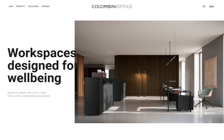 Screenshot of colombinioffice.com