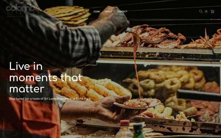 Screenshot of colomboattitude.com