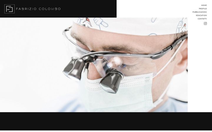 Screenshot of colombofabrizio.com