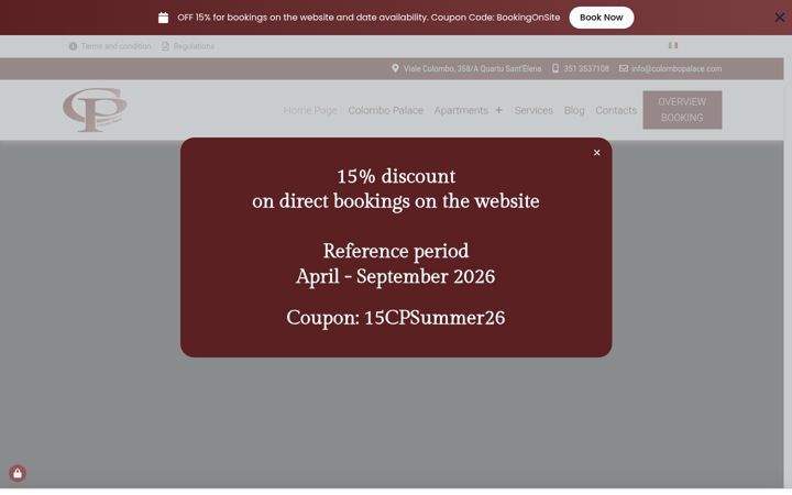 Screenshot of colombopalace.com