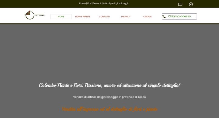 Screenshot of colombopiantefiori.it