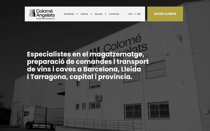 Screenshot of colomeangelats.com
