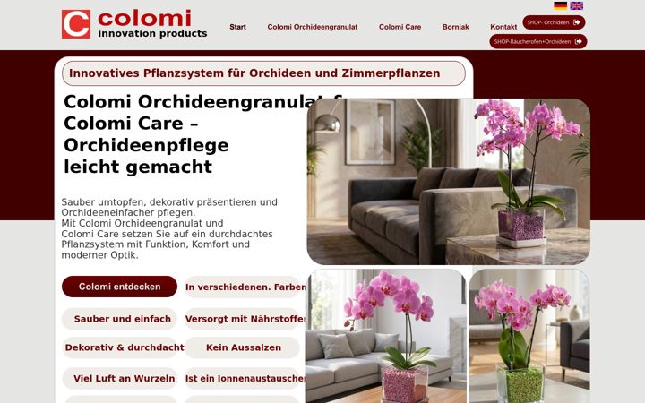 Screenshot of colomi.de