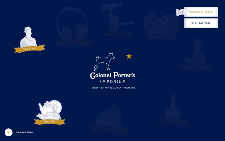 Screenshot of colonelporters.co.uk