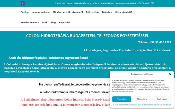 Képernyőkép: colonhidroterapia.hu