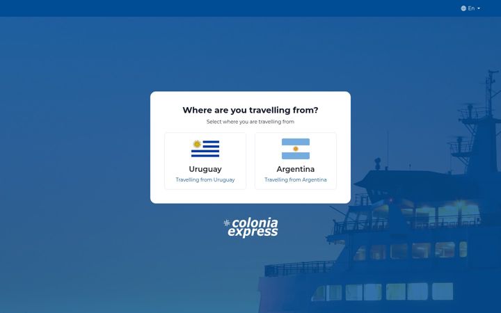 Screenshot of coloniaexpress.com