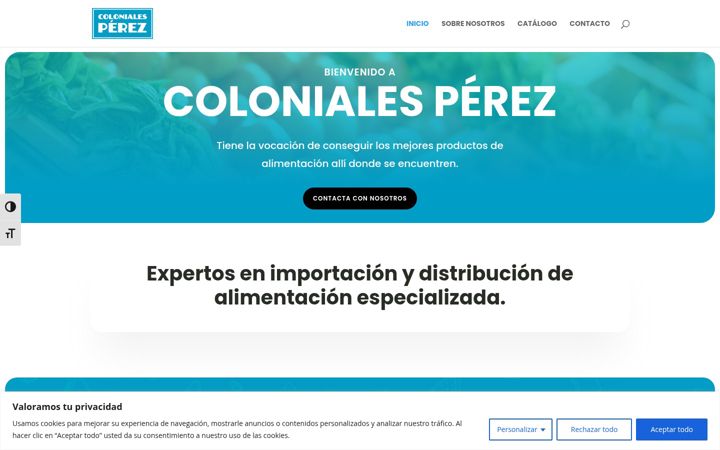 Screenshot of colonialesperez.es