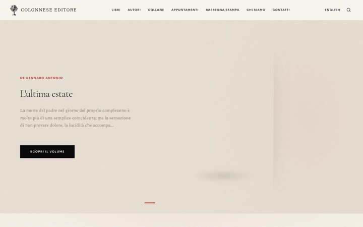 Screenshot of colonnese.it
