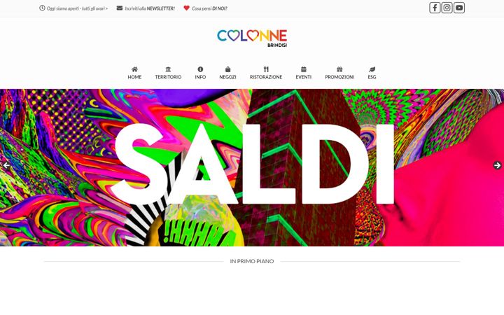 Screenshot of colonneshoppingcentre.it