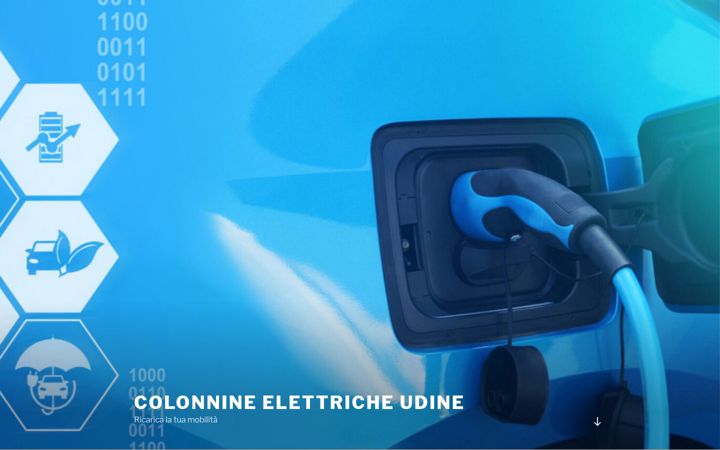 Екранна снимка на colonnineelettricheudine.it