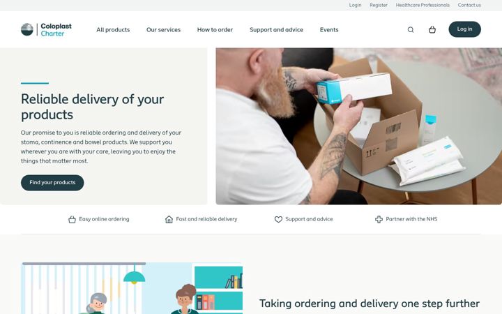 Screenshot of coloplastcharter.co.uk