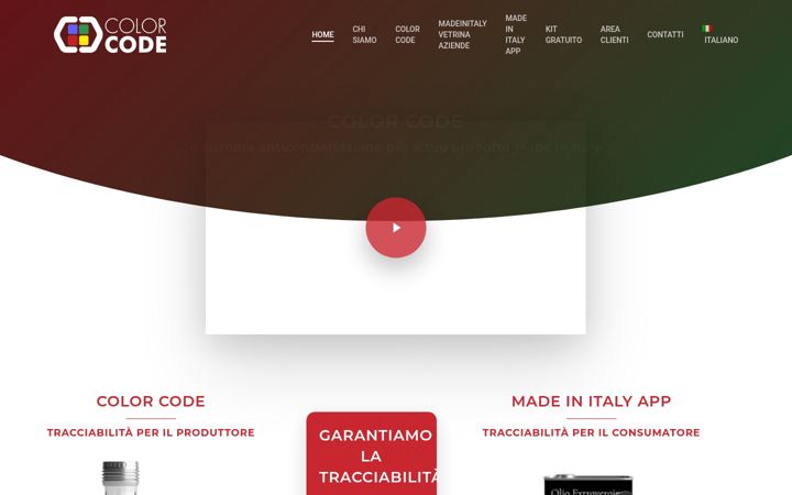 Screenshot of color-code.it