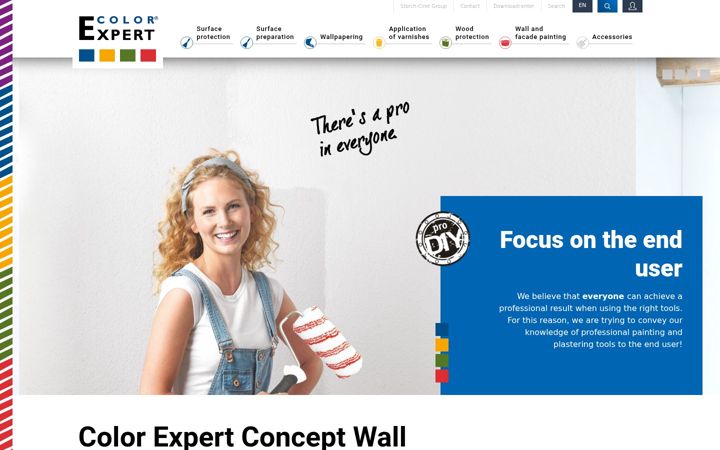 Screenshot of color-expert.com