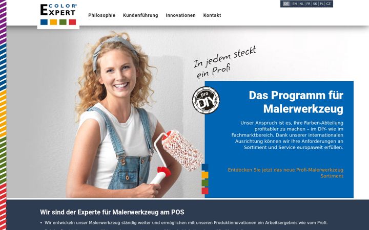 Screenshot of color-expert.eu