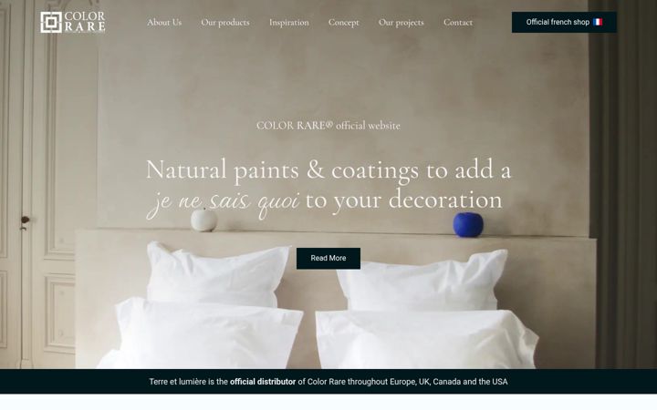 Screenshot of color-rare.com