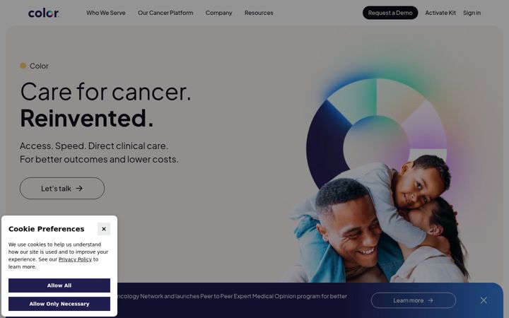 Screenshot of color.com