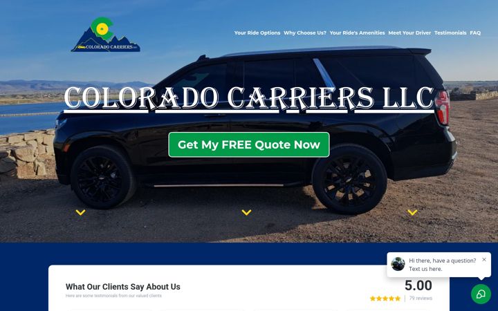 Screenshot of colorado-carriers.com