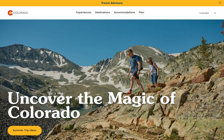 Screenshot di colorado.com
