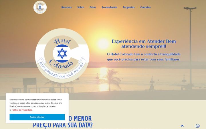 Snímek obrazovky coloradopalmashotel.com.br