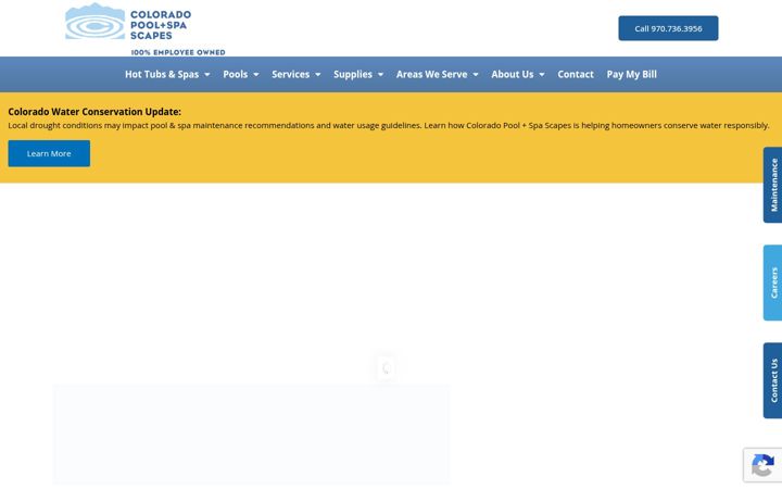 Screenshot of coloradopoolscapes.com
