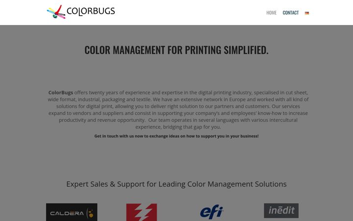 Screenshot of colorbugs.eu