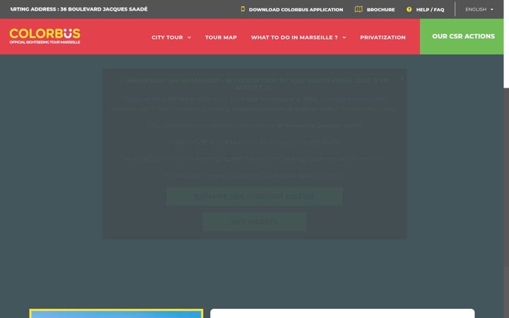 Screenshot of colorbus.fr