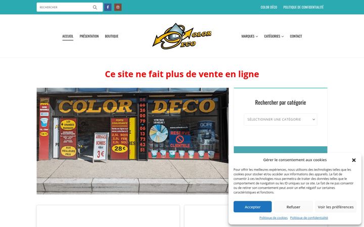Screenshot of colordeco.fr