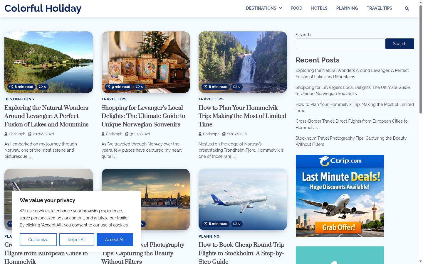 Screenshot tal-banner tal-kunsens muri qabel kwalunkwe interazzjoni