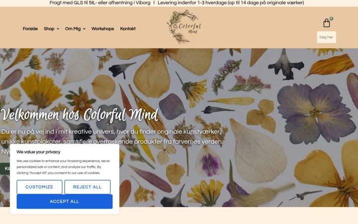 Screenshot of colorfulmind.dk
