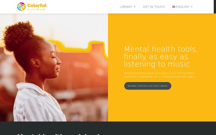 Screenshot of colorfulminded.com