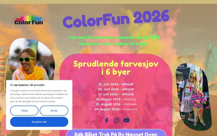 Screenshot of colorfun.dk